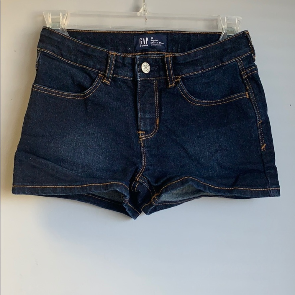Gap denim girls dark blue shorts